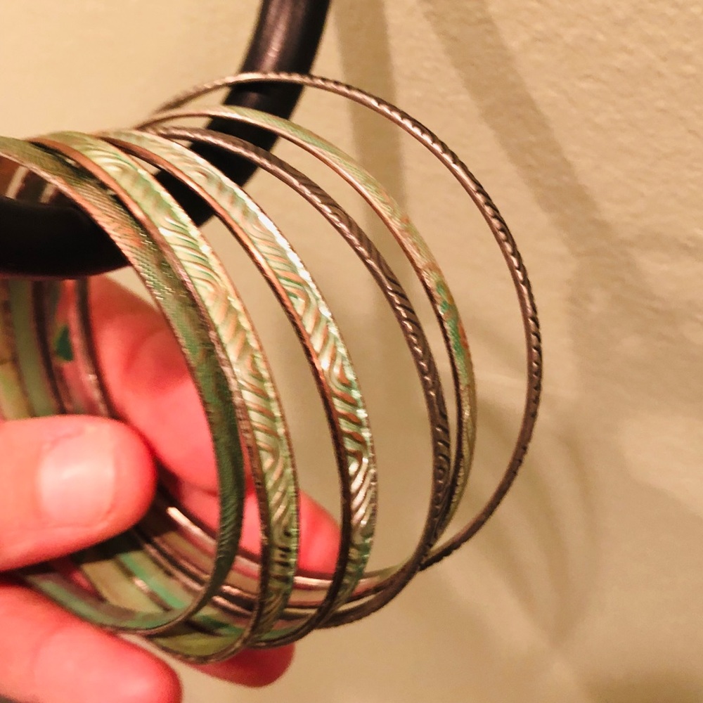 Vintage Bangles Bracelets Set